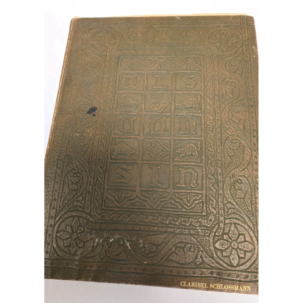1930 The Badger Yearbook University of Wisconsin Madison Art Deco Leather UWM WI